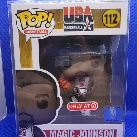 USA Basketball Magic Johnson Target Exclusive Funko Pop - Picture 1 of 9